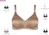 Bali Women's Double Support Wireless Bra, Comfortsoft Full-coverage Wirefree Bra, Df3820