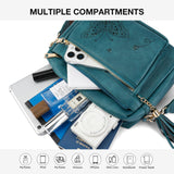 KITEVIUN Crossbody Bags for Women Trendy Leather Crossbody Purse Shoulder Handbags Butterfly Design