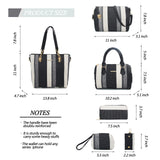 2E-youth Designer Purses and Handbags for Women Satchel Shoulder Bag Tote Top Handle Bag