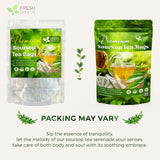 40 Premium Soursop Graviola Leaf Tea Bags, 100% Natural and Pure from Soursop Leaves, Handmade, Made With Natural Materials-Corn Fiber Tea Bag, Sugar/Caffeine/Gluten Free, Hoja Guanabana Tea