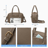 BOSTANTEN Small Crossbody Bag for Women Vegan Leather Purse | Lightweight, Top Handle, Adjustable Strap, Compact Storage for Travel Shopping Everyday