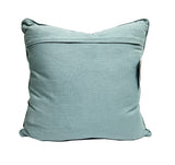 Fennco Styles Hand Beaded Bellissima Zigzag Down Filled Throw Pillow, 17-inch Square