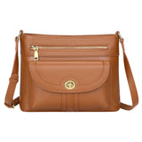 Over Earth Genuine Leather Crossbody Bags for Women Trendy Purses and Ladies Shoulder Handbags