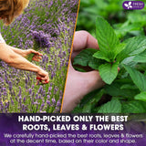 Premium Lavender Mint Tea Bags. 100% Natural, Blend of Lavender, Peppermint, Sage and Licorice.