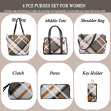 2E-youth Designer Purses and Handbags for Women Satchel Shoulder Bag Tote Top Handle Bag