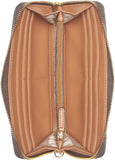 Calvin Klein Women's Key Item Saffiano Continental Zip Around Wallet With Wristlet Strap