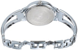 Women's Elegant Diamond Accent Watch – Stainless Steel Quartz Bracelet Watch