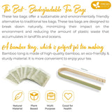 Premium Fenugreek Tea Bags. No Sugar, No Caffeine, No Gluten, Vegan. (30 Tea Bags)