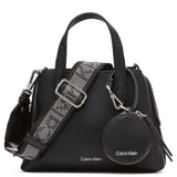 Calvin Klein Women's Millie 2 in 1 Triple Compartment Mini Satchel Crossbody