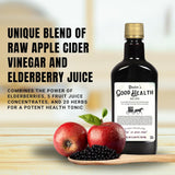 Yoder’s Good Health Recipe Apple Cider Vinegar Herbal Tonic – 25 oz