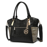 MKF Collection Tote Bag for Women Vegan Leather Shoulder Bag – Top-Handle Purse, Ladies Handbag by Mia K