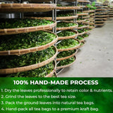 Premium Nettle Leaf Tea Bags, 100% Natural & Pure, Stinging Nettle Leaf Tea, Nettle Leaf Tea, Burn Nettle, Stinging Nettle, Nettle Tea, Stinger Tea, No Sugar/Caffeine & Gluten, Vegan