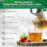 Oil Reducing Tea, Oil Cleansing for Liver, 10 Herbal Ingredients, Traditional Recipe Tea for Liver, 100% Natural, Easy Brewing, Steep Repeatedly (Tea Bags/ Tea Packs)