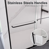 56"-60"W*72" H Semi-Frameless Double Sliding Shower Door