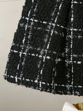 Children's Plaid Heart Top and Skirt Set