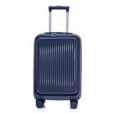 ABS Spinner Luggage Set with Combination Lock - Navy