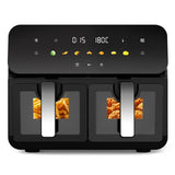 10QT Dual Air Fryer - Double Basket Air Fryer with Touchscreen Control