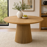 47.24" Oval Wooden Dining Table