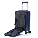 ABS Spinner Luggage Set with Combination Lock - Navy