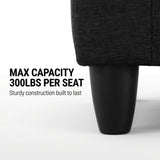 69.5" x 97.5" L-Shaped 2 Pieces Sectional Sofa