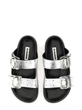 Jil Sander Women Leather Sandal With Buckle