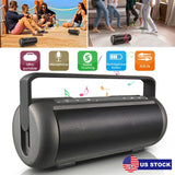 iRola Wireless Speaker Powerful Dual Subwoofer Stereo Bass Noise Cancelling w/Mic Aux-in for Camping Party
