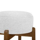 Vera Indoor Wooden Upholstered Barstool, Dark