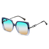 Large Metal Frame Polarized Sunglasses – Oversized Driving Shades