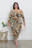 To The Beat Plus Size Dress