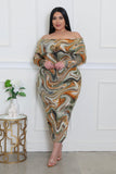 To The Beat Plus Size Dress