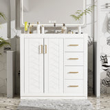36'' Bathroom Vanity with Ceramic Sink Combo