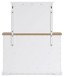 Ashbryn - Dresser And Mirror - White / Natural