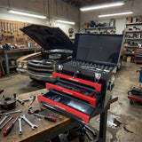 20'' Portable 3-Drawer Steel Toolbox
