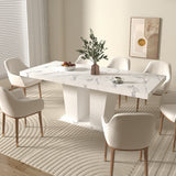 Extendable Dining Room Table for 6-10, Modern All