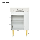21.6" Left Side Storage Bathroom Vanity