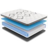 Diamond Soto Cooling Copper Conforming Hybrid Mattress with Wrapped Coils - Queen Medium Feel