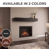 60'' Fireplace Mantel Pine Wood Wall-Mounted Shelf