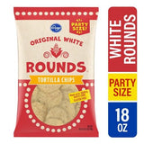 Kroger White Corn Rounds Tortilla Chips 18 oz