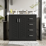 36'' Bathroom Vanity with Ceramic Sink Combo