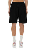 Alexander Mcqueen Men Bermuda With Logo