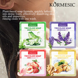 KORMESIC Peach & Strawberry & Rose Tri-colour Soap  FT 120g