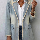 Women's Vintage American-Style Loose Denim Jacket