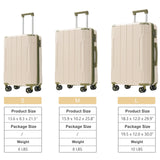 Expandable Hard Shell Luggage Set with TSA Lock - Modern Finish