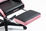 Cute Cat Gaming Chair with Paw Lumbar Cushion