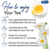 Premium Valerian Tea, Improve Digestion, Support Brain, Weight, Skin and Sleep