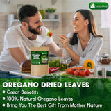 Premium Dried Oregano Leaves – 100% Pure, Non-GMO, Gluten-Free, Vegan – Aromatic Herb for Cooking, Seasoning, Sauces, and Pizza