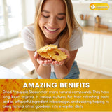 Dried Pineapple Slices 6oz – Premium Quality, Naturally Sweet & Tangy