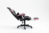 Cute Cat Gaming Chair with Paw Lumbar Cushion
