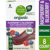 Simple Truth Organic Raspberry & Blueberry Fruit & Veggie Strips 8 ct / 0.5 oz