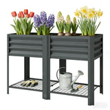 Patio Planter Box: Outdoor Elevated Garden Bed